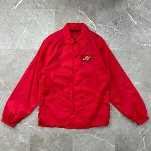 Vintage Manitowoc Jacket Mens Medium Wisconsin Swingster Windbreaker Coat Patch